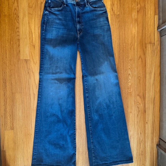 Mother Denim The Hustler High Rise Roller Heel Jeans Sz 30 - Picture 6 of 8